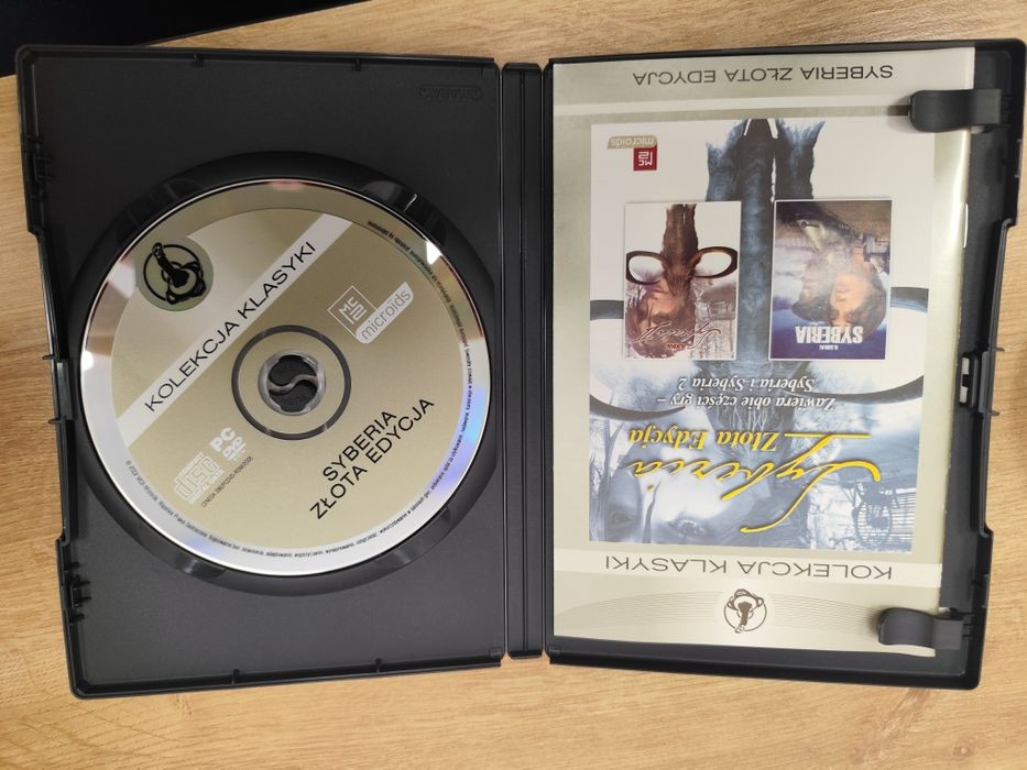 Syberia 1 i 2 PL Złota Edycja DVD PC