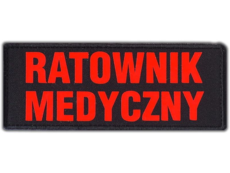 Emblemat funkcyjny FLUO na rzepie 13 x 5 cm