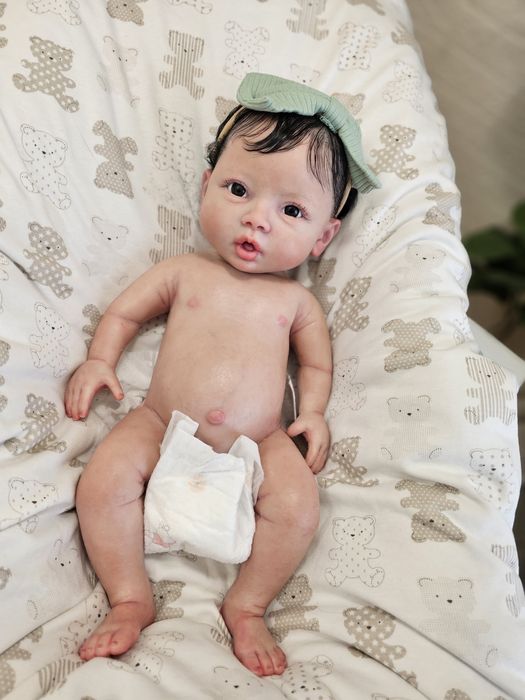 Bebé Reborn silicone, boneca reborn macia