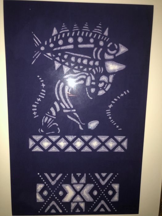 Quadro com moldura 81 x 58 cm