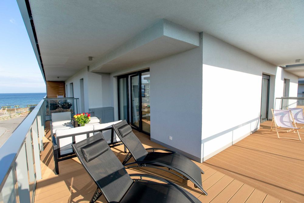 Apartament TURKUSOWY Gardenia Dziwnów z widokiem na morze 20m od plaży