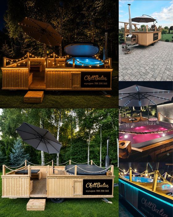 Mobilna Balia jacuzzi Zamość Roztocze wynajem