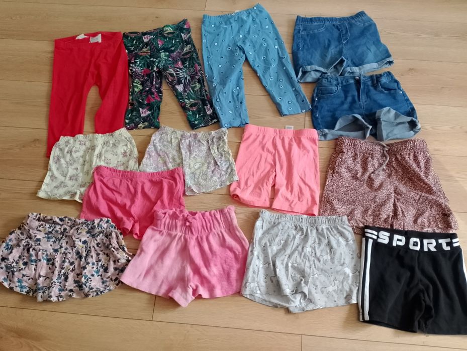 Spodenki krótkie 122/ 128 rozmiar dla dziewczynki coccodrillo