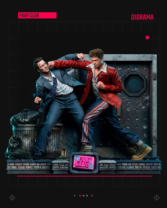 Figurka 3D  Fight Club– Fan Art, druk 16K