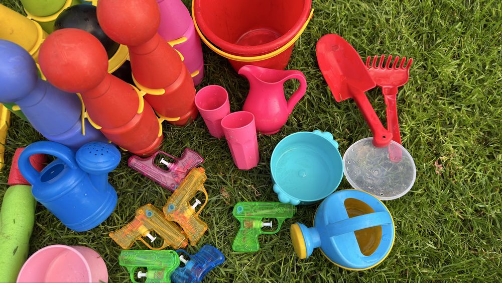 Zabawki do piaskownicy plastikowe mix zestaw