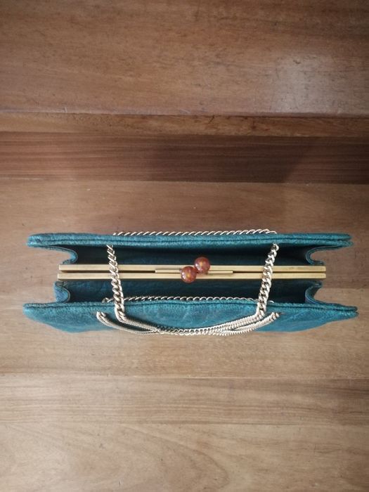 Mala Vintage - Pele Elefante Verdadeira - restaurada