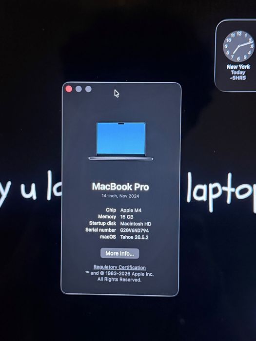 Macbook Pro M4.