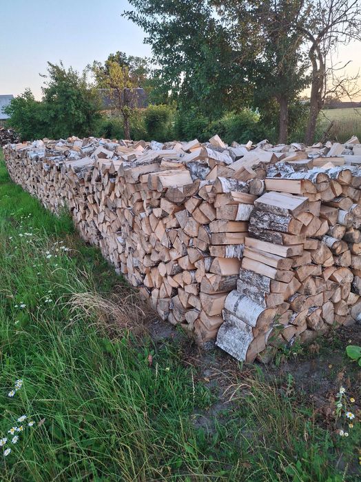DREWNO opałowe do kominka BRZOZA OSIKA SOSNA suche porąbane