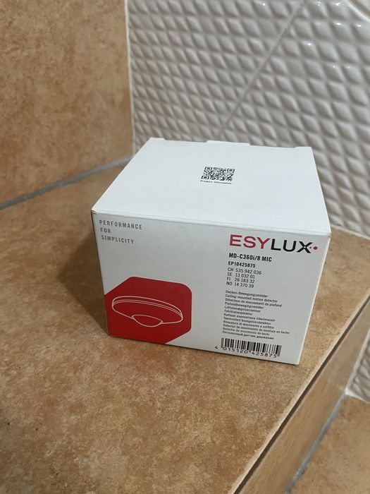 Esylux MD-C 360i/8 MIC Motion Detector – 360° Ceiling Mount