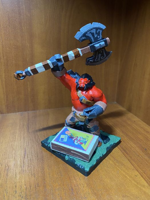 Фігурка Axe Dota 2 ручная робота 3д печать