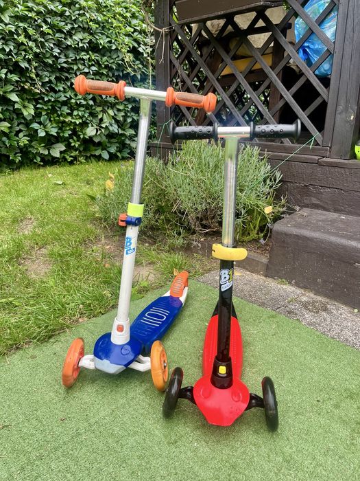 Dwie hulajnogi oxelo B1 decathlon