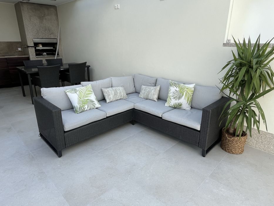 Conjunto de sofas jardim