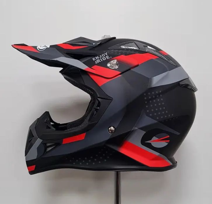 Мото шолом дитячий кросовий ендуро ATV з окулярами і підшоломником