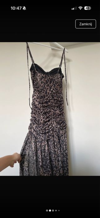 Asos sukienka w panterke nowa bez metki