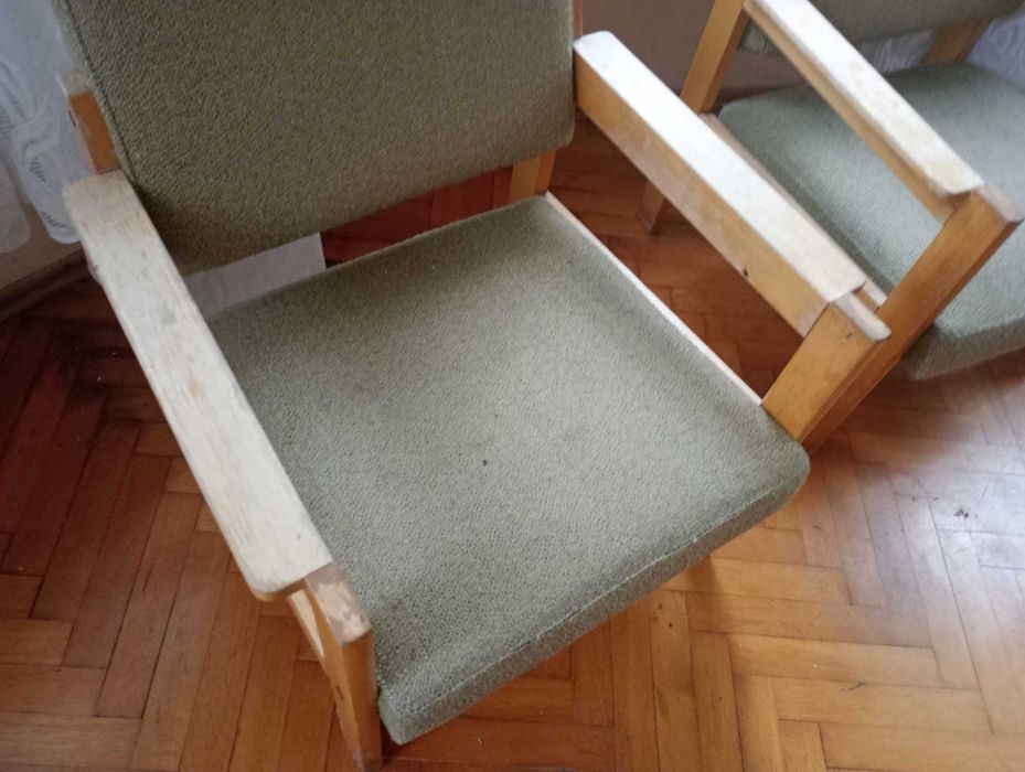 Pary foteli PRL Gościcin 1974