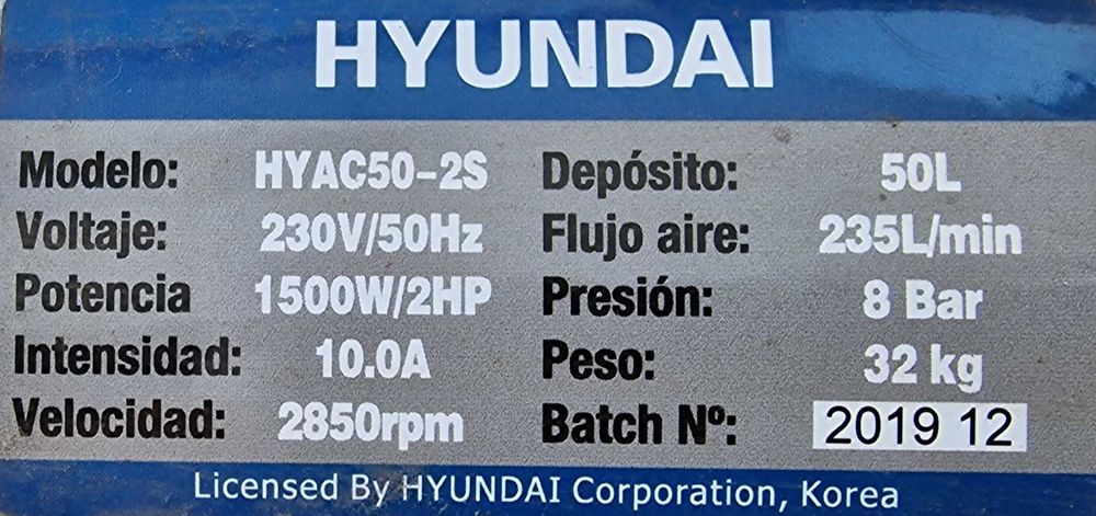 Compressor Silencioso Hyundai 50L