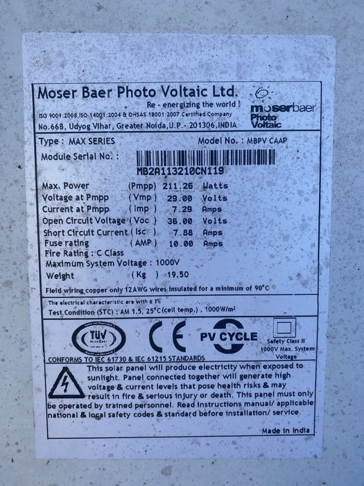 Сонячні панелі, фотомодулі, сонячні батареї