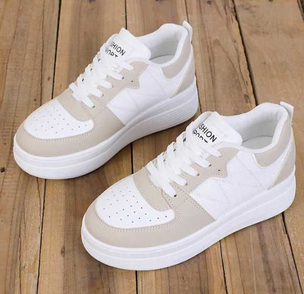 Ténis Femininos Moda Plataforma Confortáveis