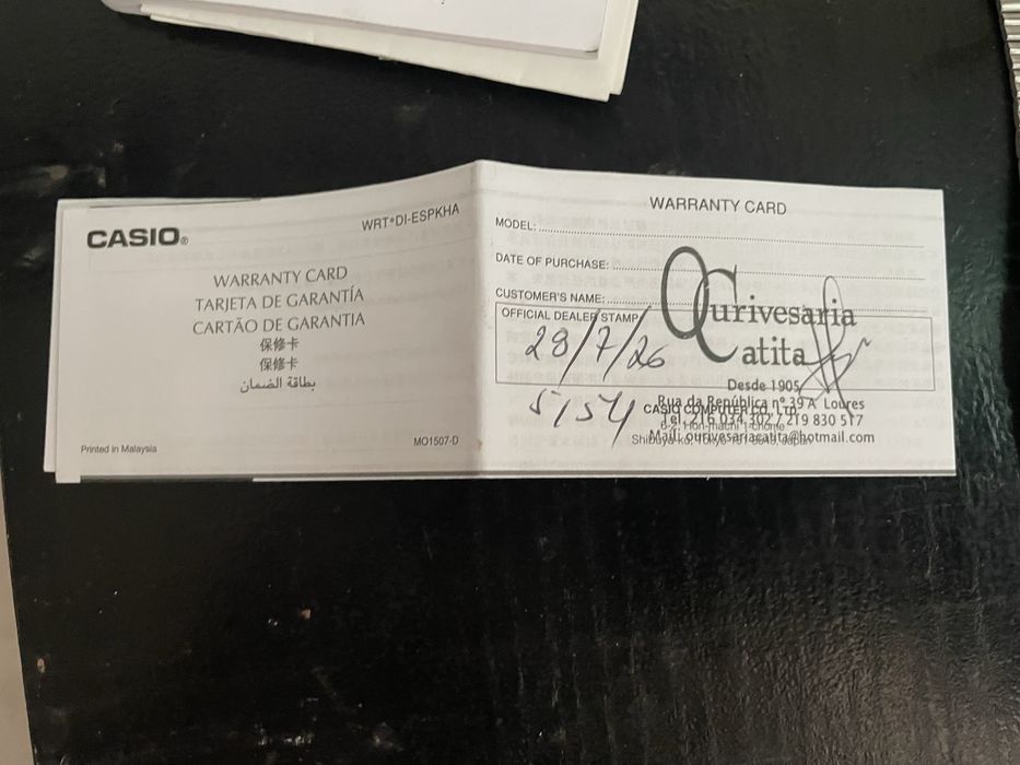 Vendo relogio casio