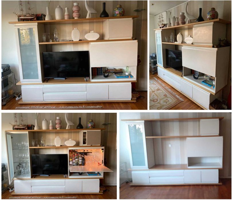 Estante e Móvel de TV com Bar Integrado Preço Negociável!