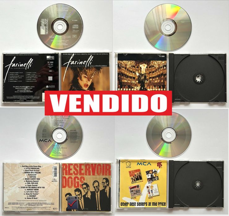Coleção CDs Bandas Sonoras de Filmes (conjunto 1)