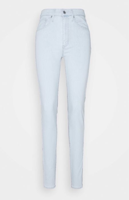 Jeansy damskie rurki LEVI’S 30 niebieskie spodnie M skinny Levis