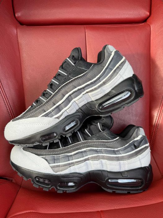 (БЕЗ ПЕРЕДОПЛАТИ)Nike Air Max 95 x CDG найк аір макс 95 сдж сірі