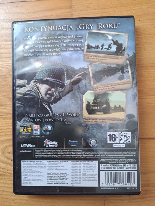 Call of  duty 2 Pc .Stan idealny.