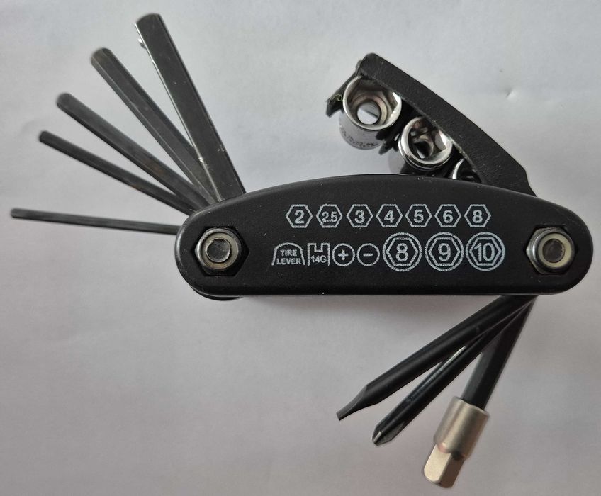 Ferramenta multi-funcional 14 em 1 para bicicleta