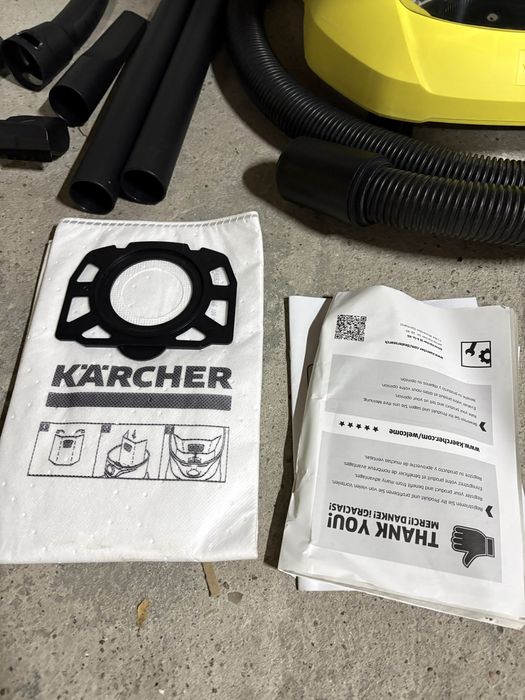 Pokazowy Karcher WD4 Premium inox bardzo dobry stan