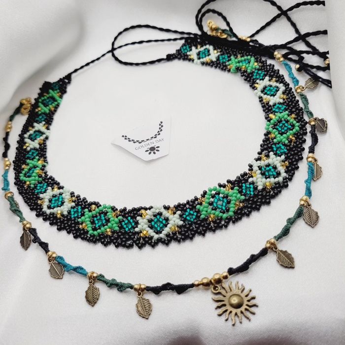 Украшения из бисера силянки чокеры