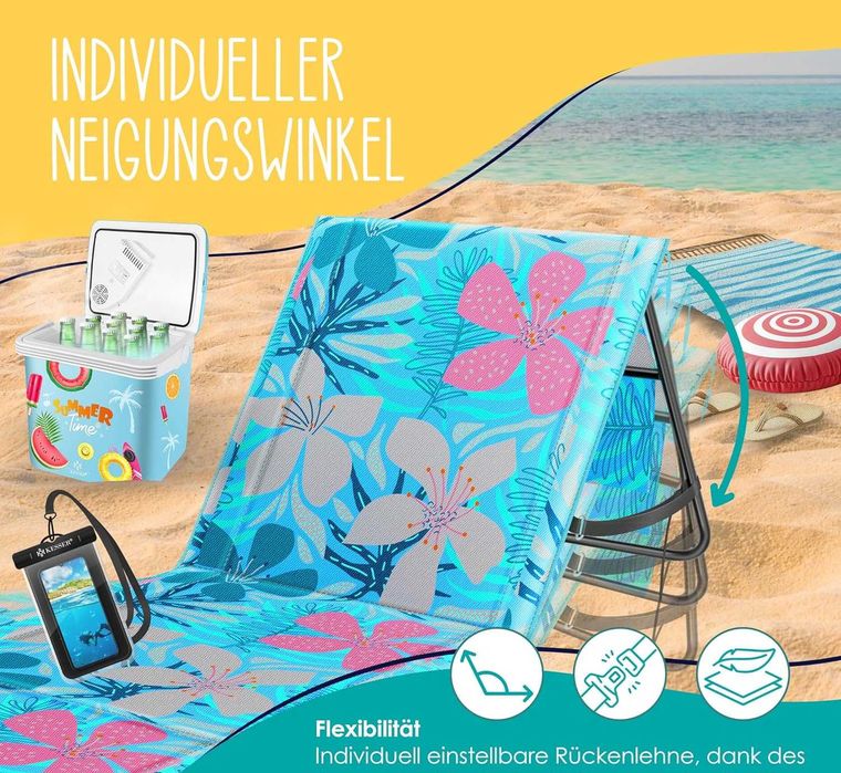 Nowy leżak plażowy / leżaki / leżanka / mata / KESSER !8857!