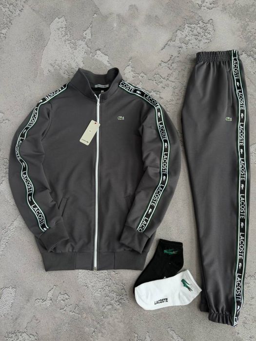 Чоловічий спортивний костюм лакоста Lacoste [S,M,L,XL,XXL] + шкарпетки в подарунок!