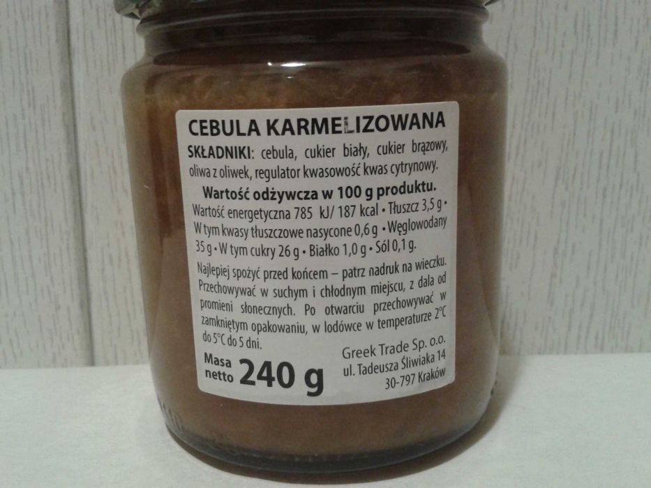 IBSA oryginalna hiszpańska CEBULA KARMELIZOWANA 240g bez glutenu