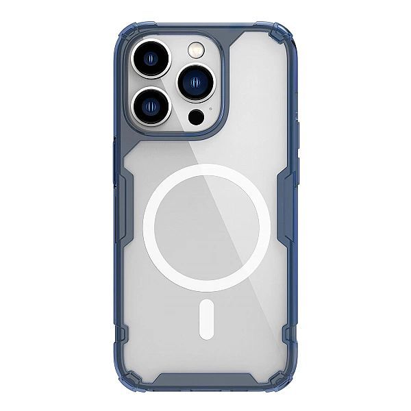 Pancerne etui z MagSafe Nillkin Nature Pro do iPhone 15 Pro Max - nieb