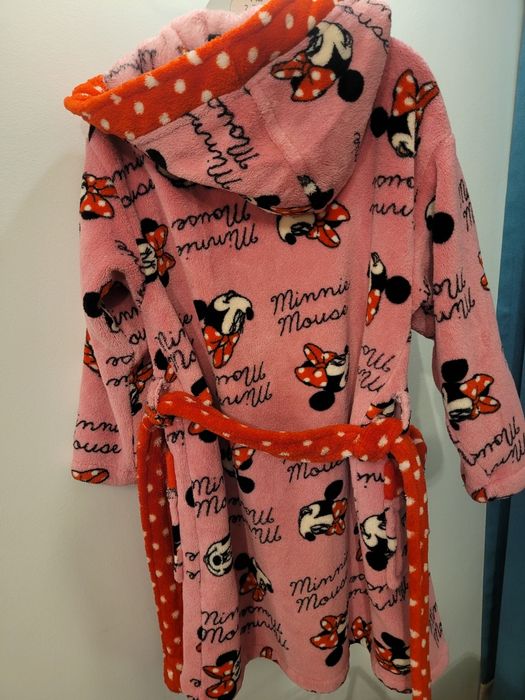 Dziewczęcy szlafrok Minnie Mouse DISNEY r.104-110cm