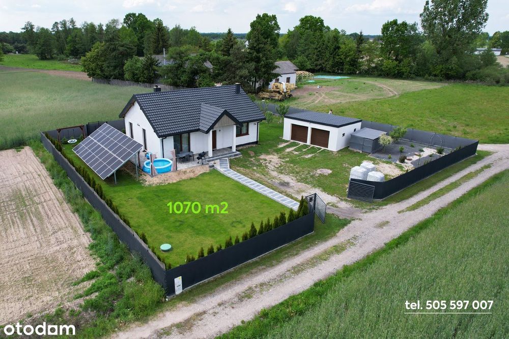 Dom 80,9 m2  we wsi Piątki.