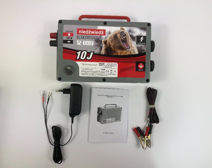 Elektryzator Pastuch elektryczny na niedźwiedzie - Niedźwiedź 10J