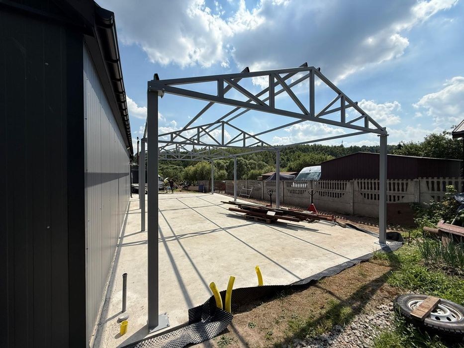 Konstrukcja .  Magazyn / Hala / Wiata / Garaż