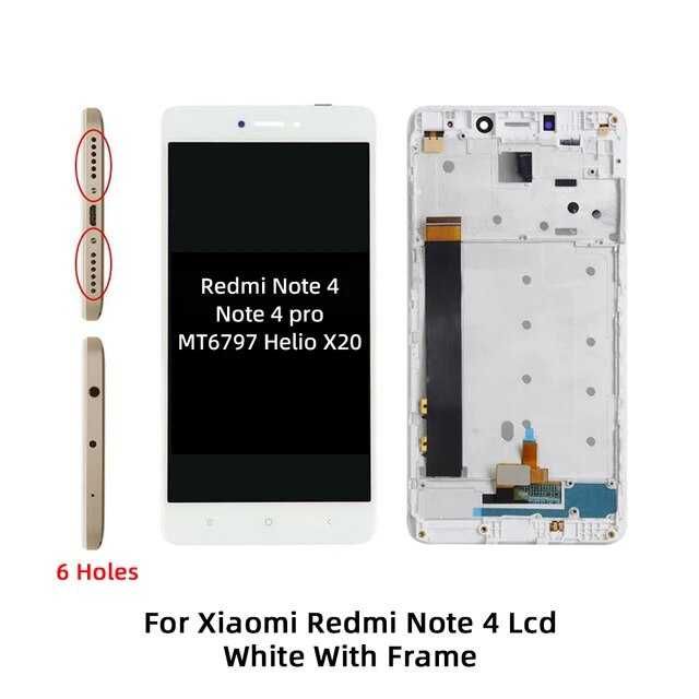 ЖК-дисплей 5,5 " для Redmi Note 4 глобальная версия, дисплей в сборе