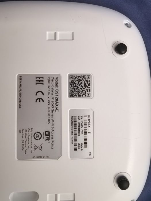 Cisco 9120 Szary Obsługa PoE