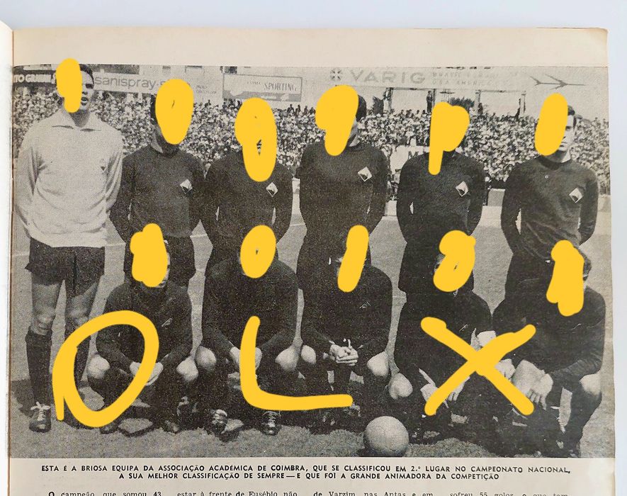 Académica - Vice-campeã 1966/67