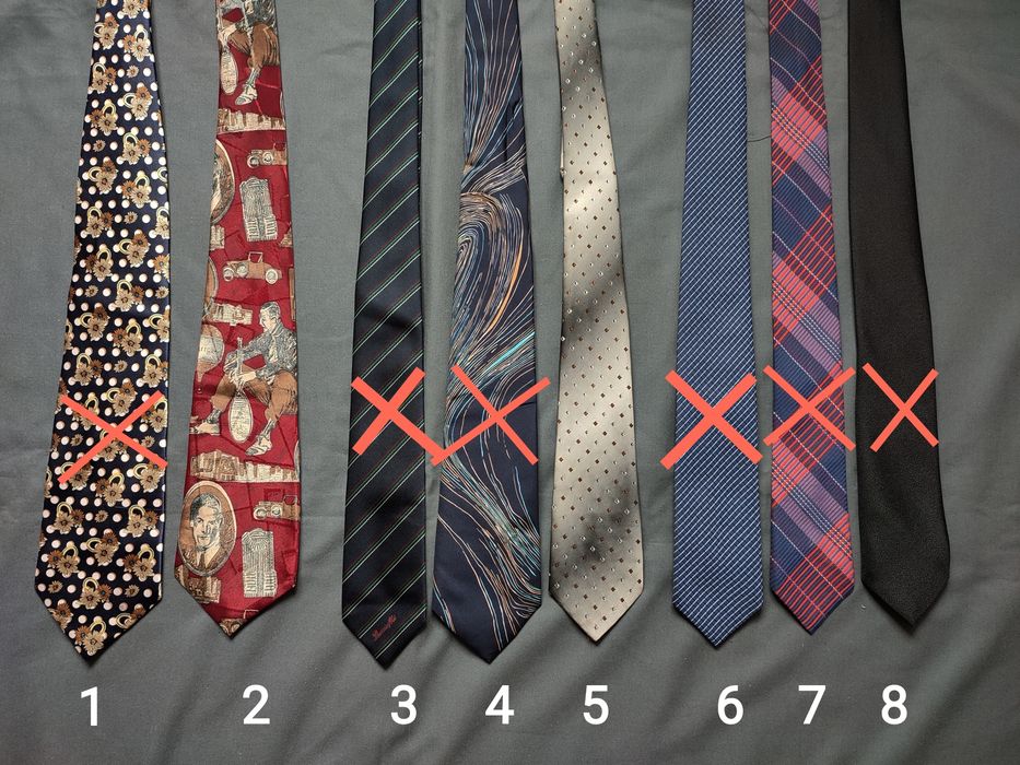 Галстуки мужские классические новые и б/у