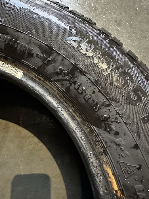 2x zimowe 205/65R15 Continental ContiWinterContact TS830 7/8mm