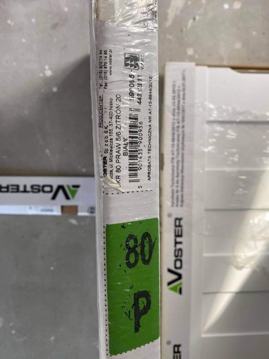 DRZWI VOSTER nowe białe