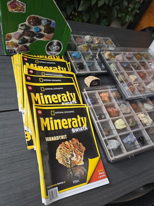 Kolekcja kamieni szlachetnych Minerały National Geogrphic
