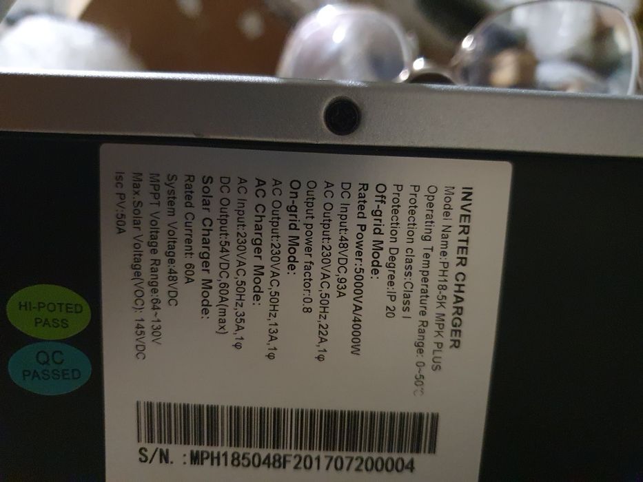 Hybrid Solar Inverter LUXEON 5kw