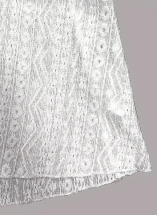 Bluzka biała koronkowa