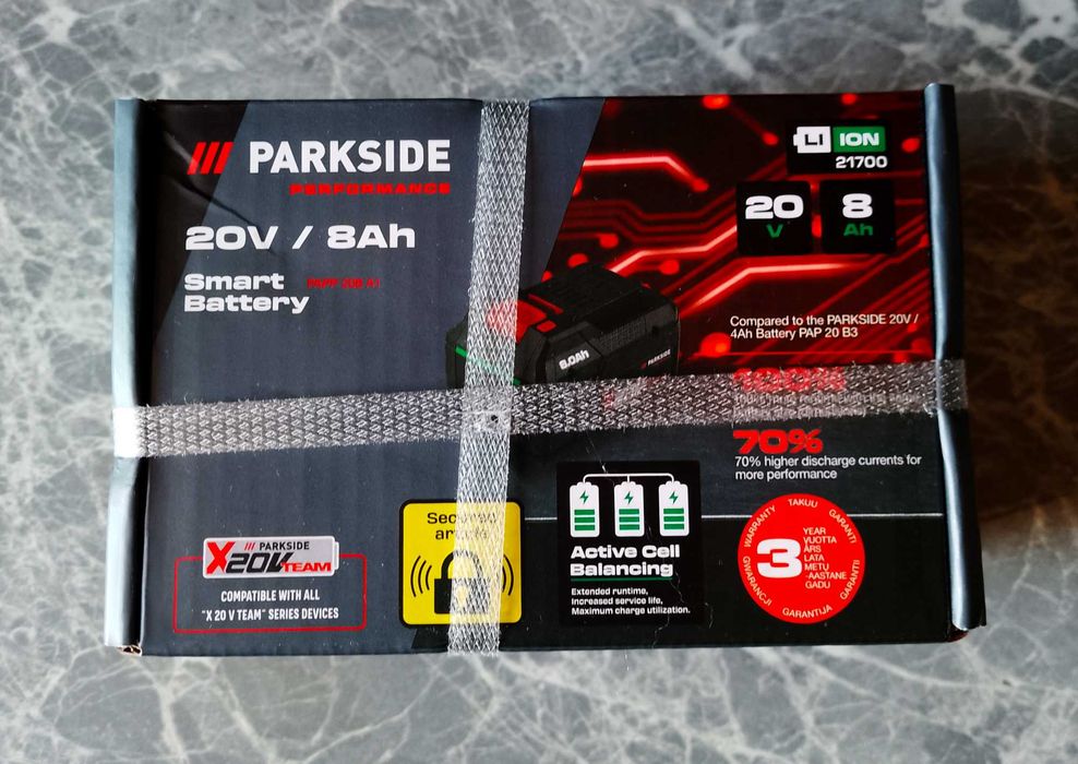 *TANIO - Nowa Bateria Akumulator 20V 8Ah - Parkside - PAPS 208 A1 - WOW* - OKAZJA !!!