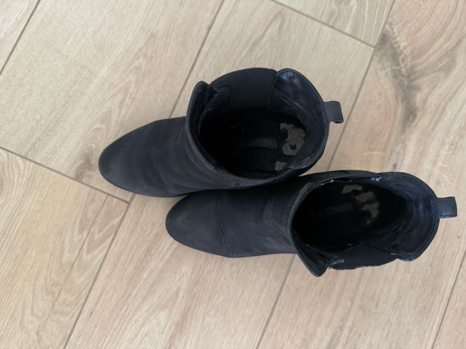 Botki badura r 37 nobuk czarne